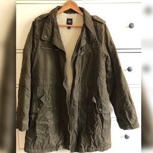 GAP Sherpa-Lined Utility Coat